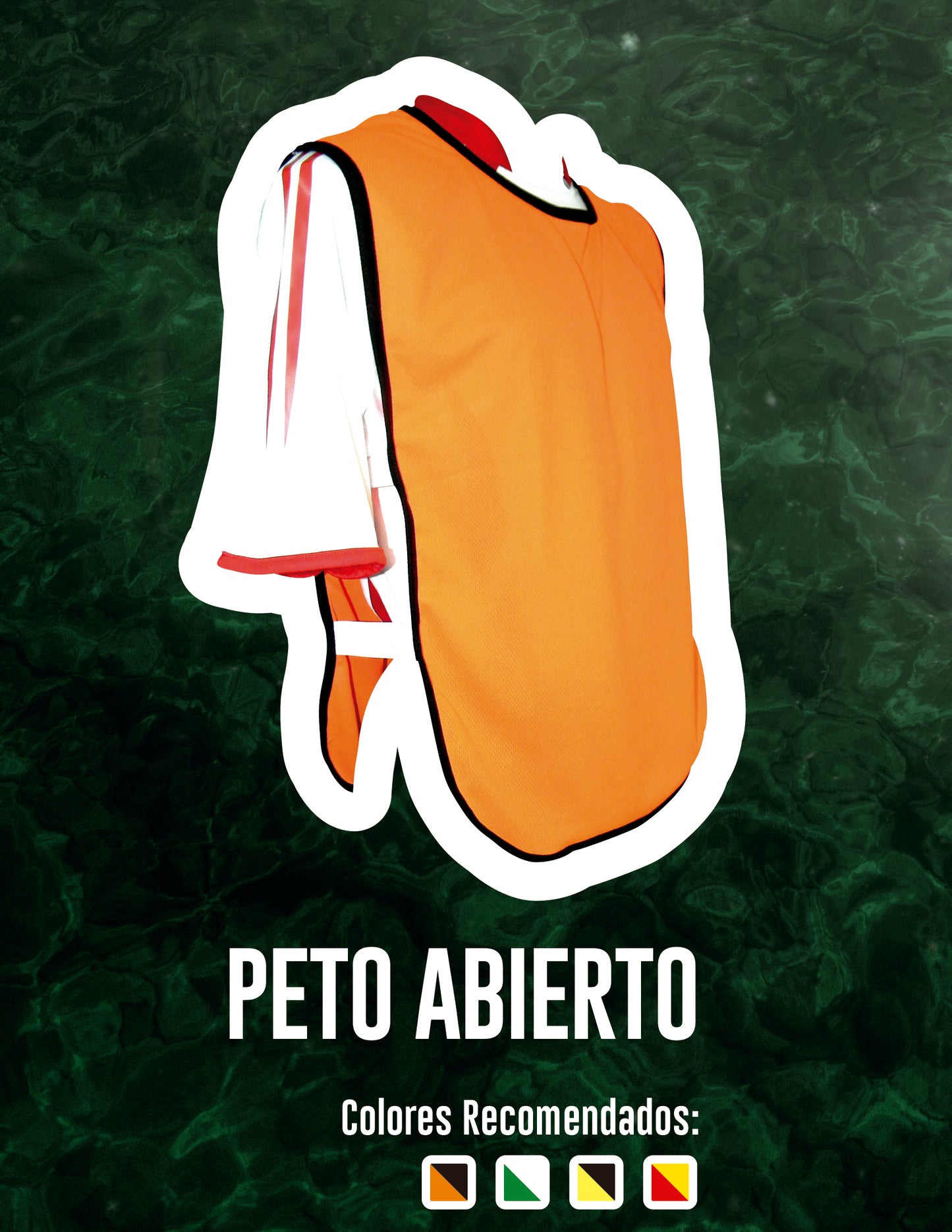 Petos deportivos con elástico para entrenamiento