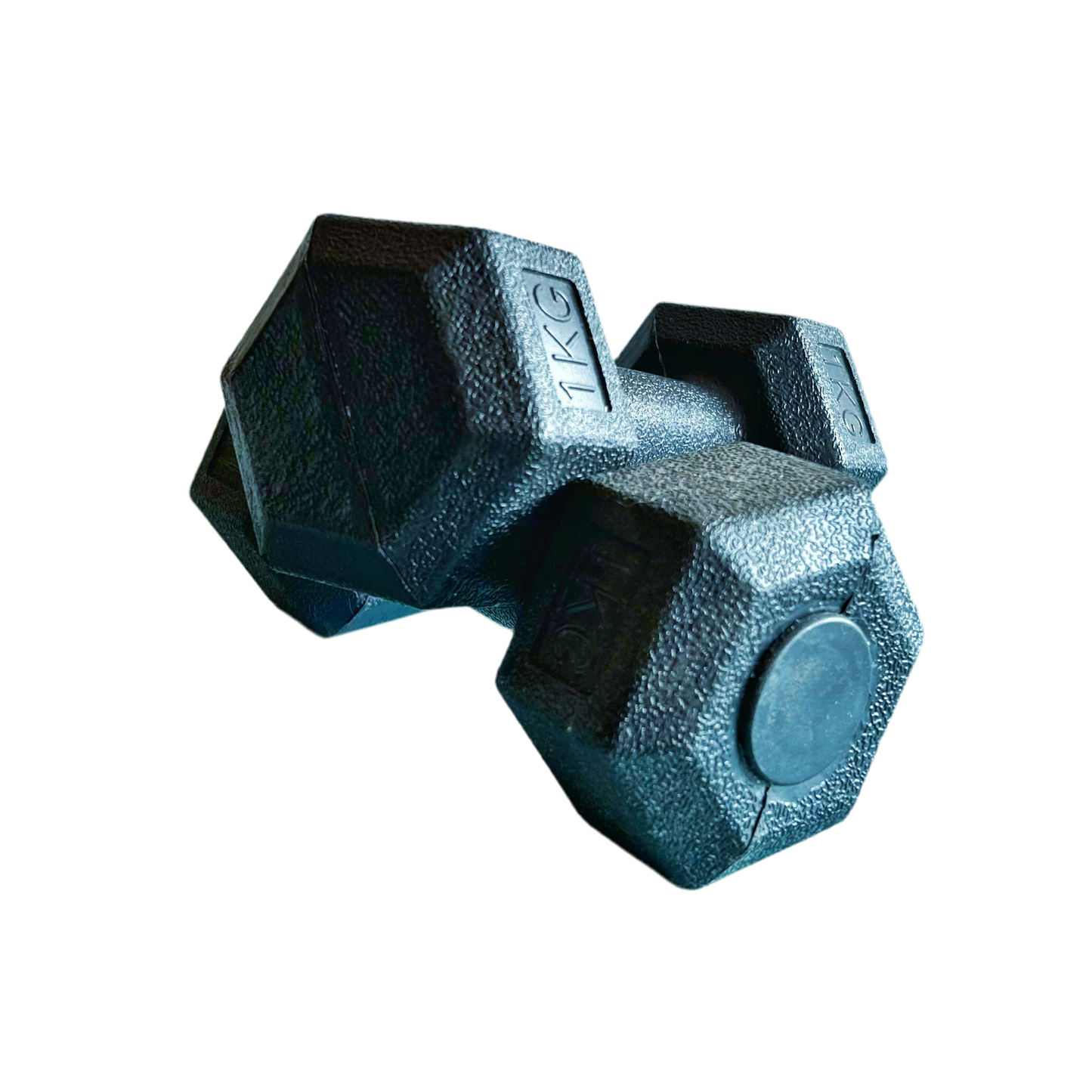 Mancuerna PVC negro 1 Kg c/u