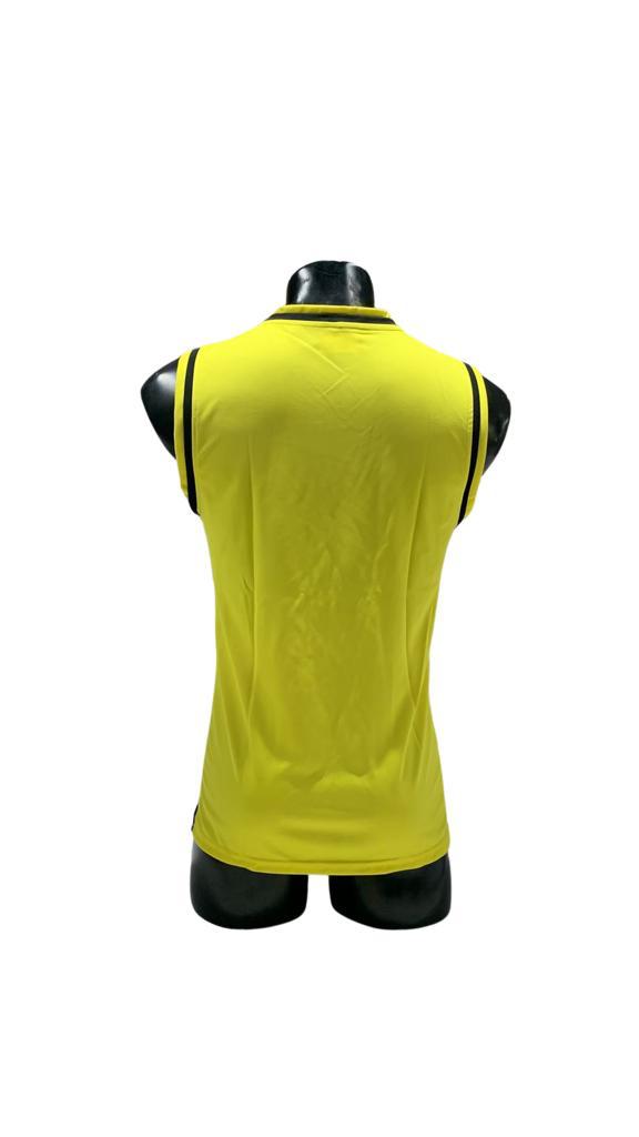 Camiseta mundial varón amarillo/negro