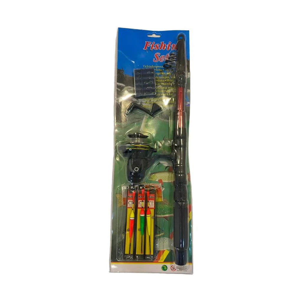 Set pesca - caña de pescar con accesorios