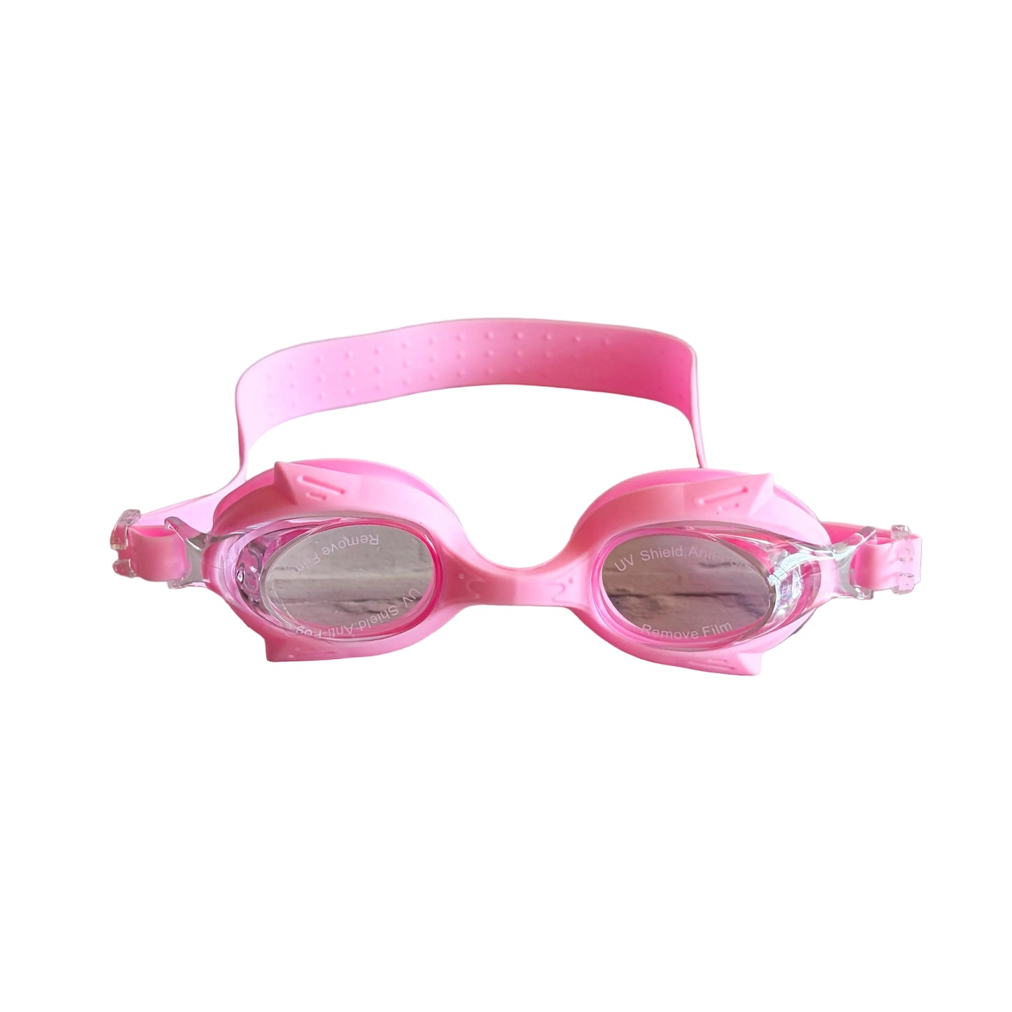 Lente natación niño rosado