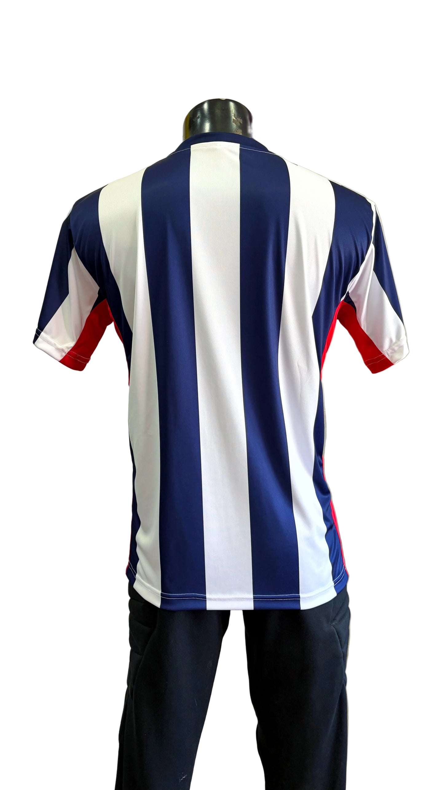Camiseta rayada Blanco - Azul Marino - Rojo