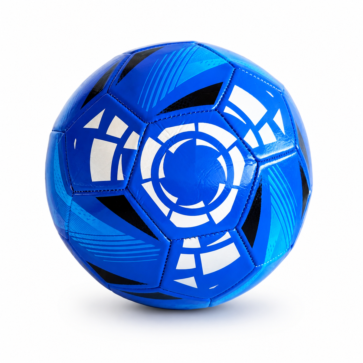 Balón fútbol eco N°5 Azul - Gris -Negro