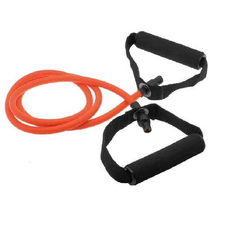 Banda de resistencia tubular con manilla naranja de 40 - 45 LB