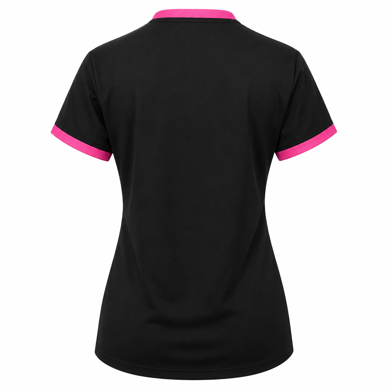 Camiseta dama Negro - Rosado