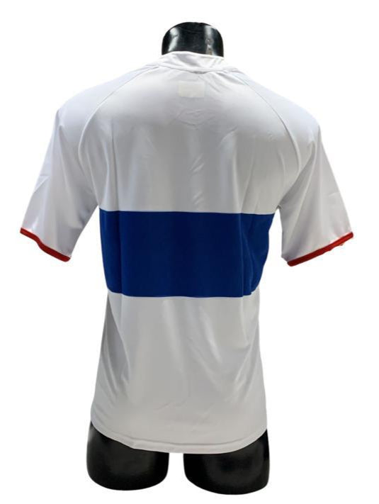Camiseta Blanco - Azul - Rojo