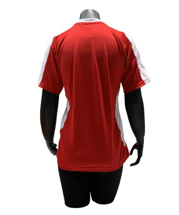 Camiseta dama Rojo - Blanco