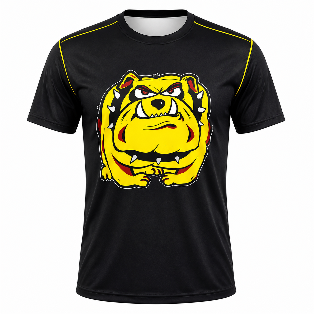 Camiseta Deportiva Dry Fit Sublimada Perro Amarillo – Entrenamiento y Arquero de Fútbol