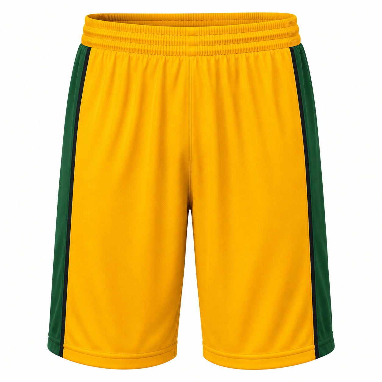 Equipo de Básquetbol Mundial Varón Oro/Verde/Negro DryFit Confección Nacional | LJS