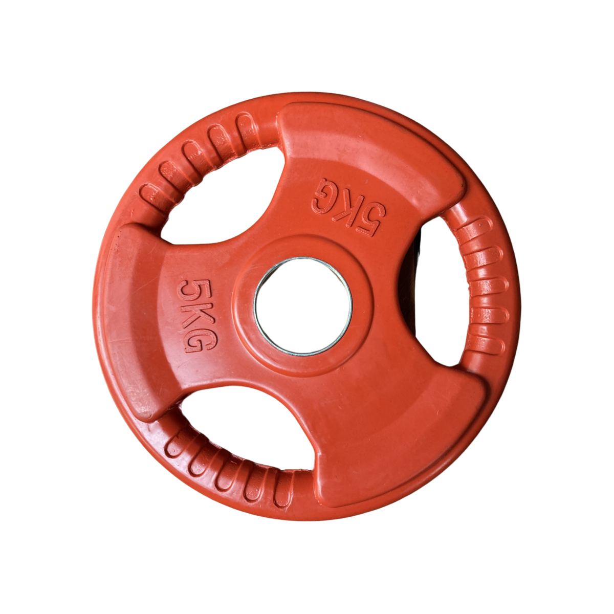 Disco olimpico engomado con tomadera 5 kg