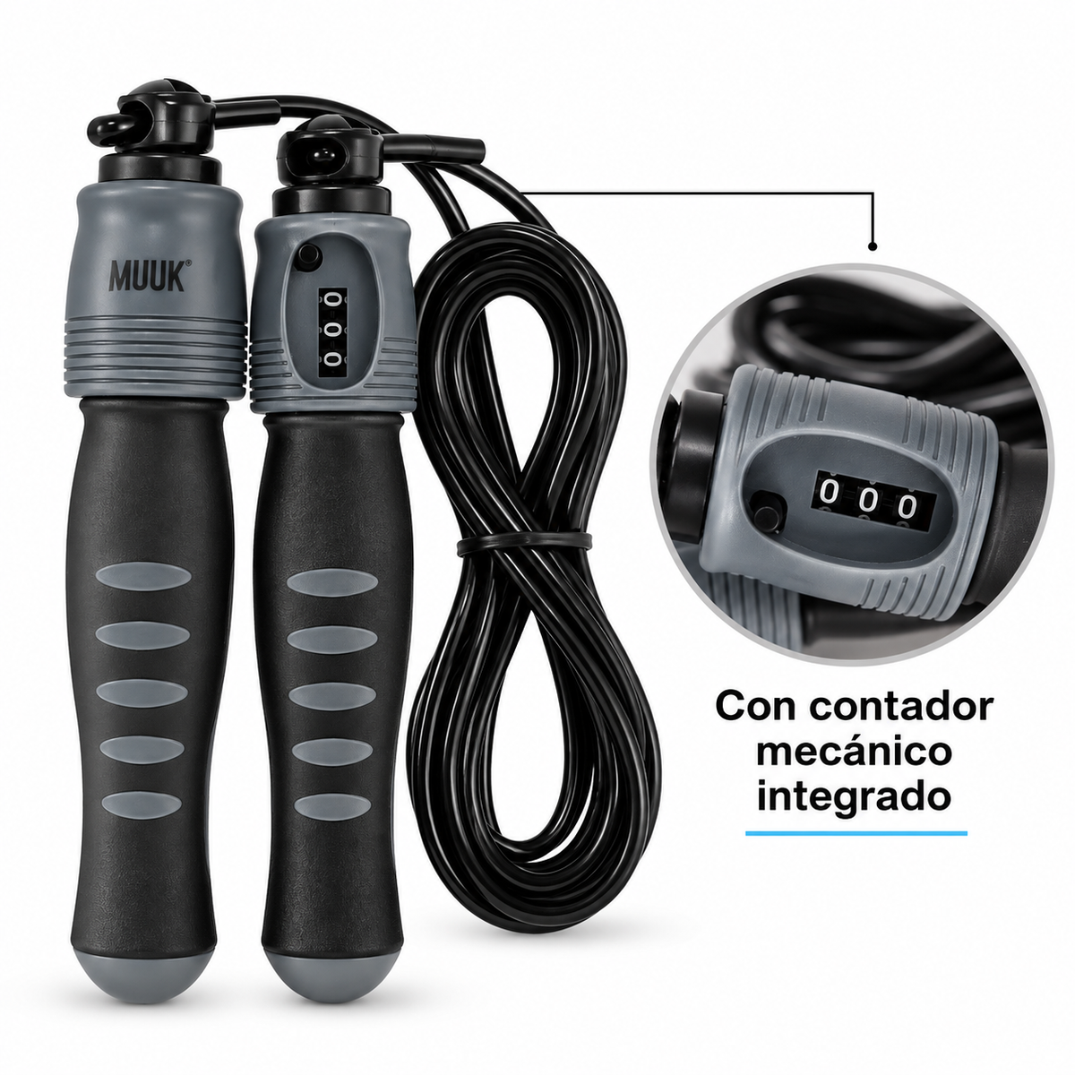 Cuerda De Salto Con Contador Mecánico - Muuk