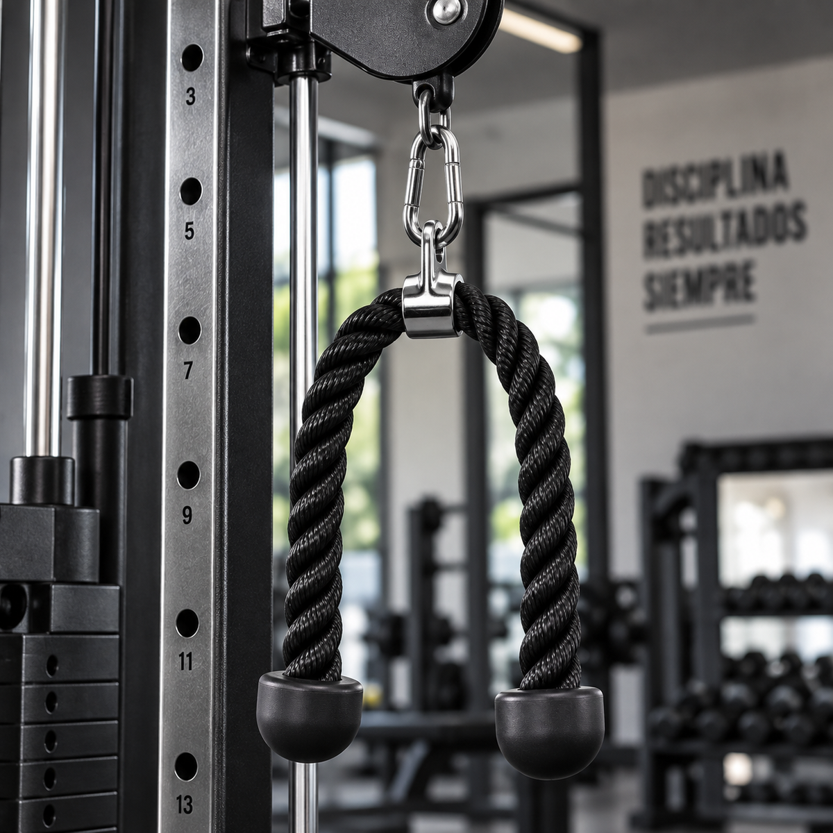Cuerda tricep para polea