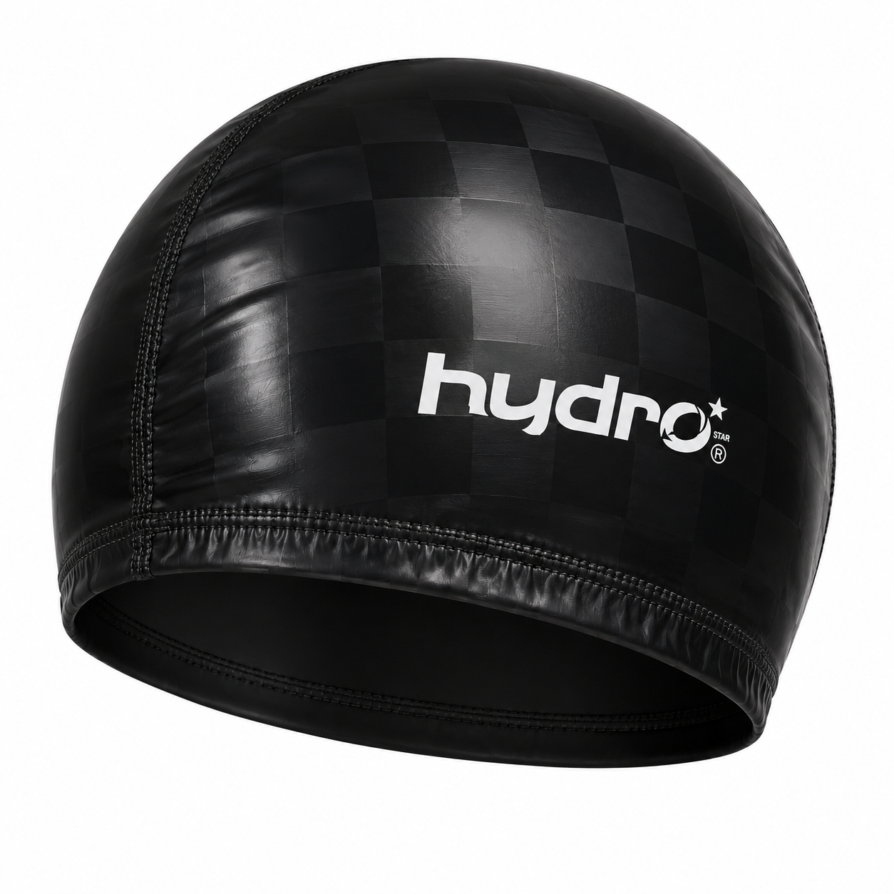 Gorro de Natación Hydro Liso Polyflex Negro Adulto