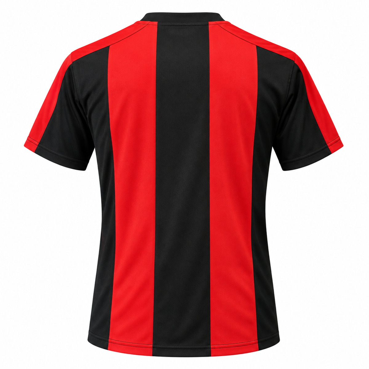 Camiseta Rayada Negro Rojo | S | M | L | XL | XXL || LJS