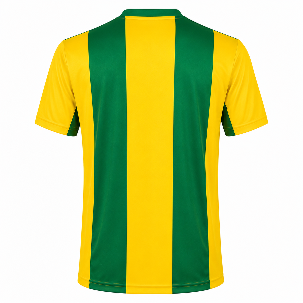 Camiseta Rayada Verde Amarillo Oro DryFit – Confección Nacional