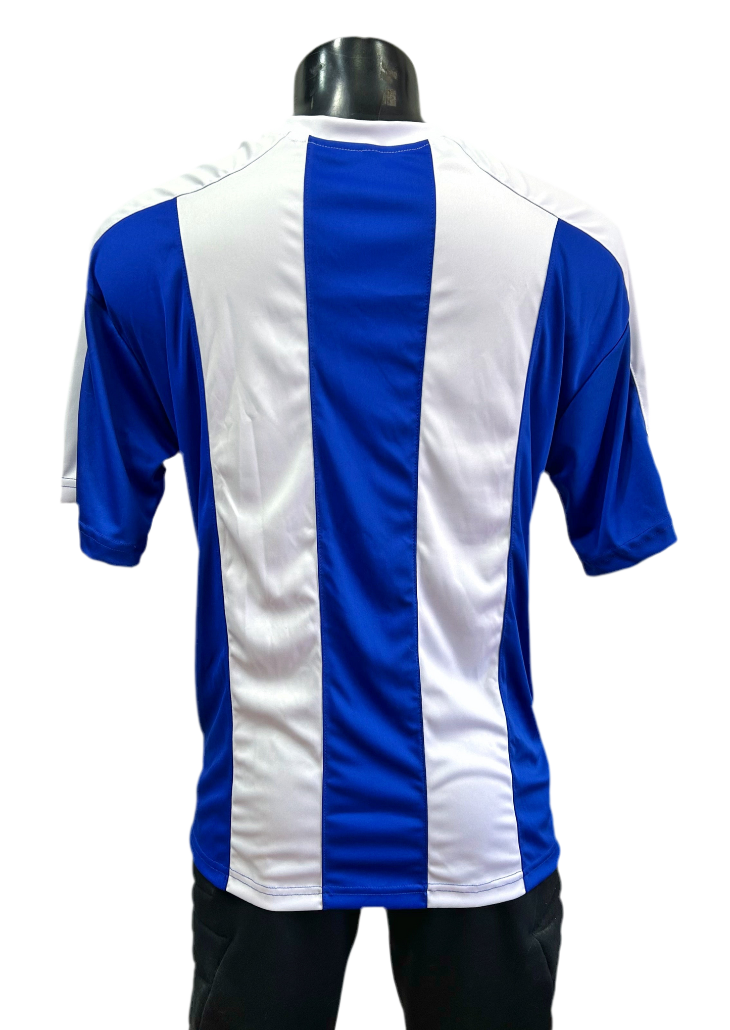 Camiseta rayada Azul - Blanco