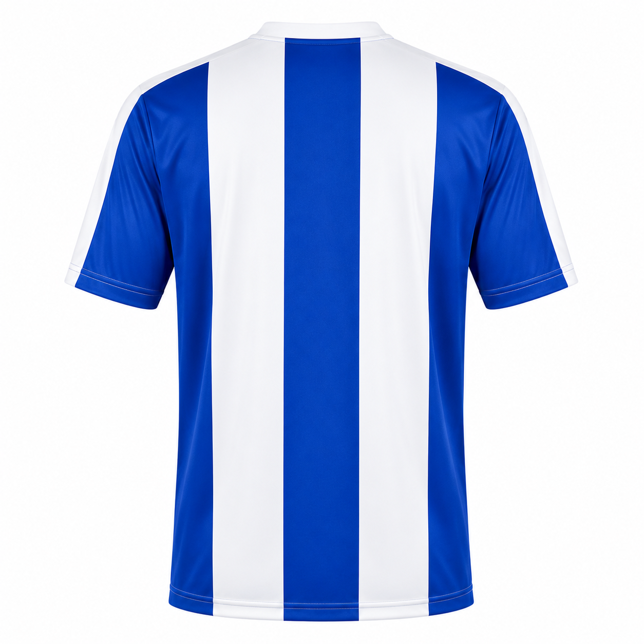 Camiseta rayada Azul - Blanco