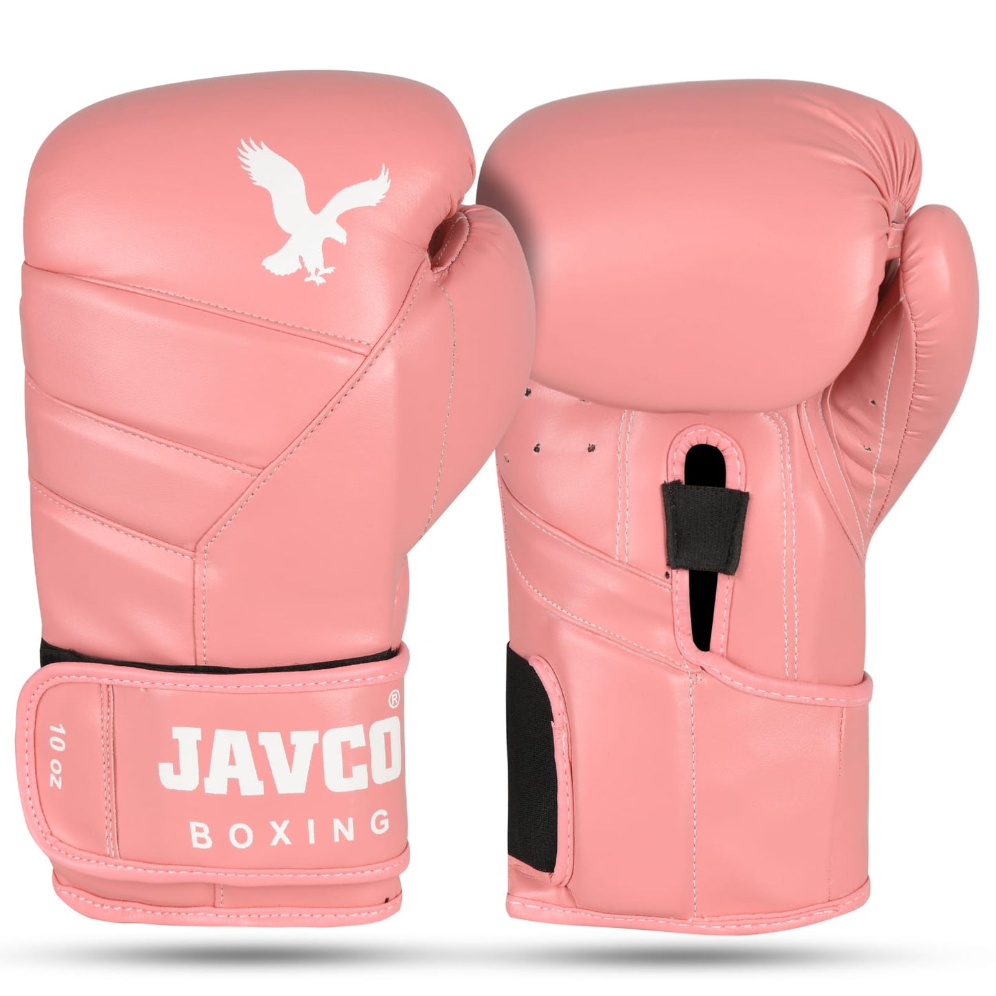 Guante de box rosado doble velcro