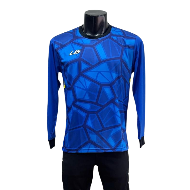 Camiseta manga larga azul