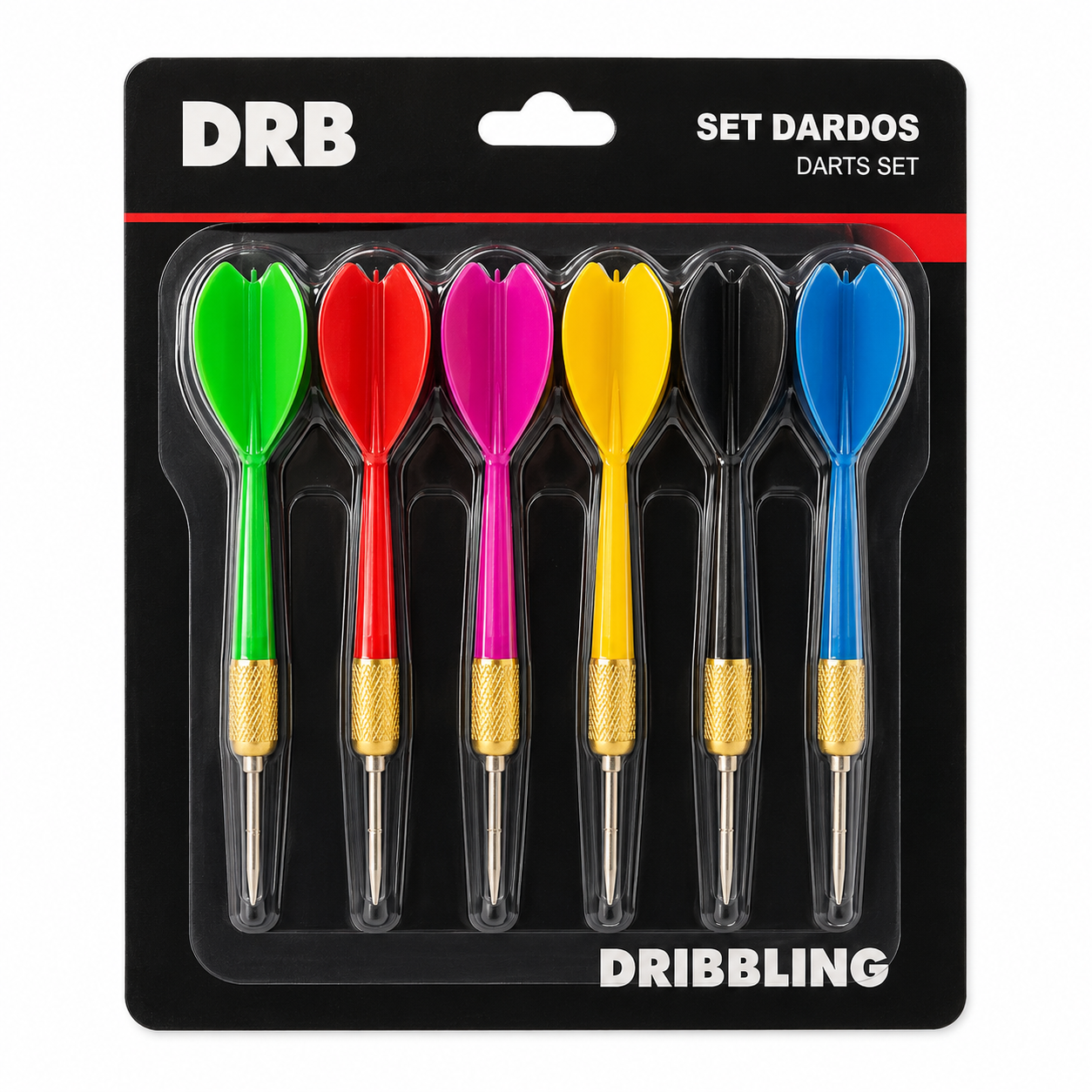 Set de Dardos DRB 6 Unidades con Punta Metálica