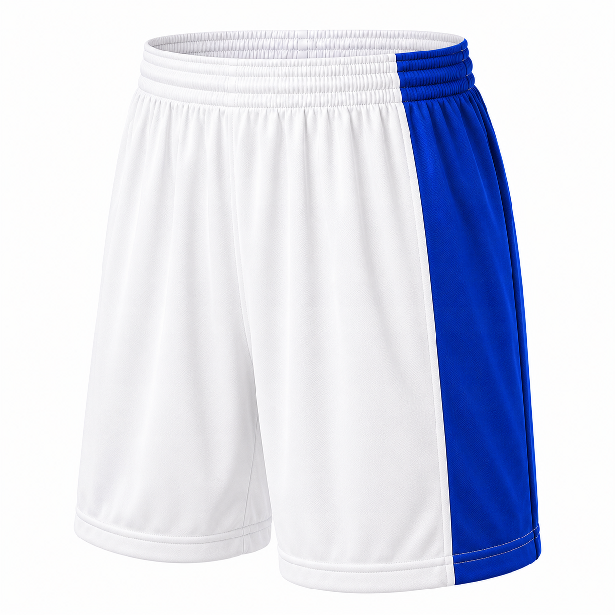 Short de basquetbol Blanco con Azul Rey L