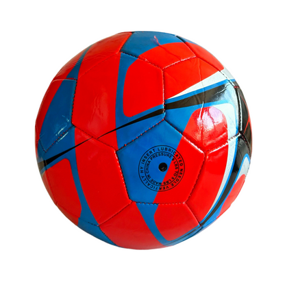 Balón fútbol N°5 Rojo - Gris - Negro