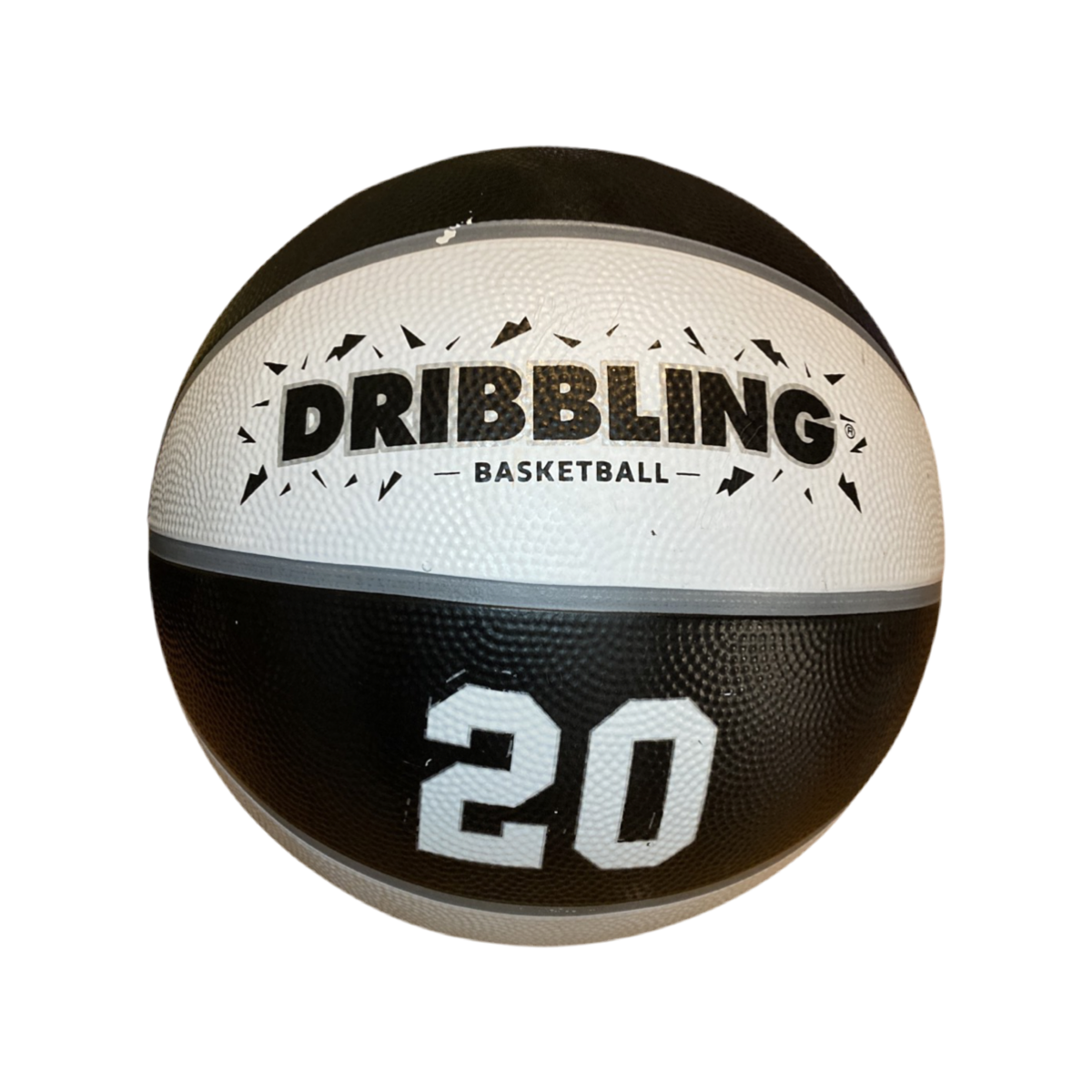 Balón Basquetbol Blanco con Negro DRB n°3 - n°5 - n°6 - n°7