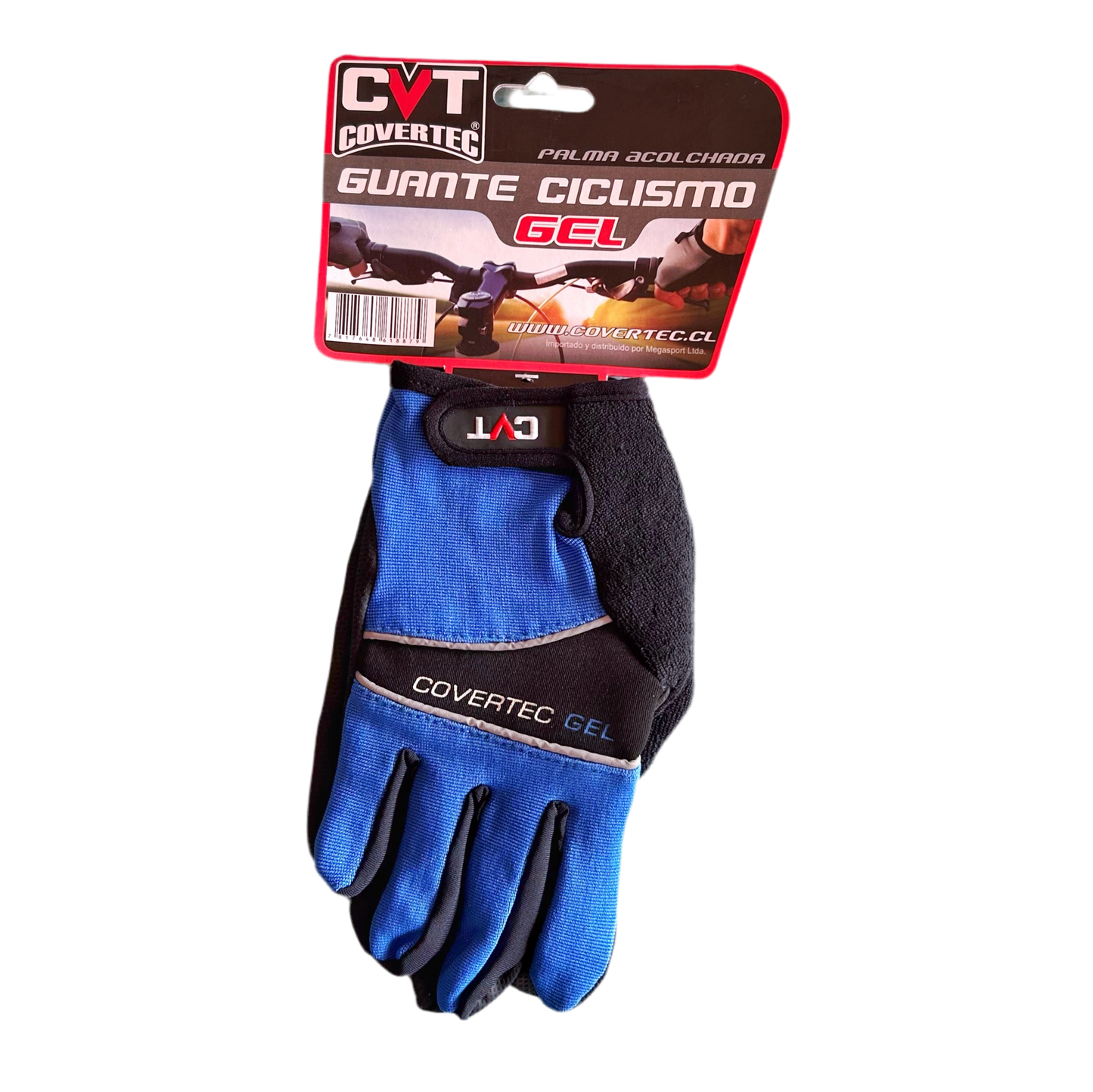 Guante ciclismo c/dedos