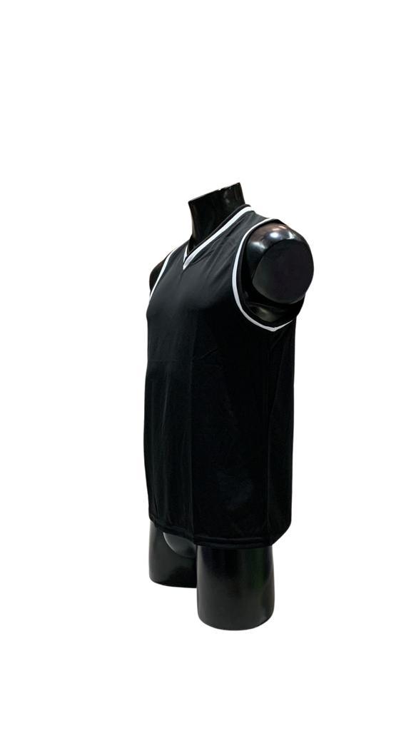 Camiseta mundial varón negro/blanco