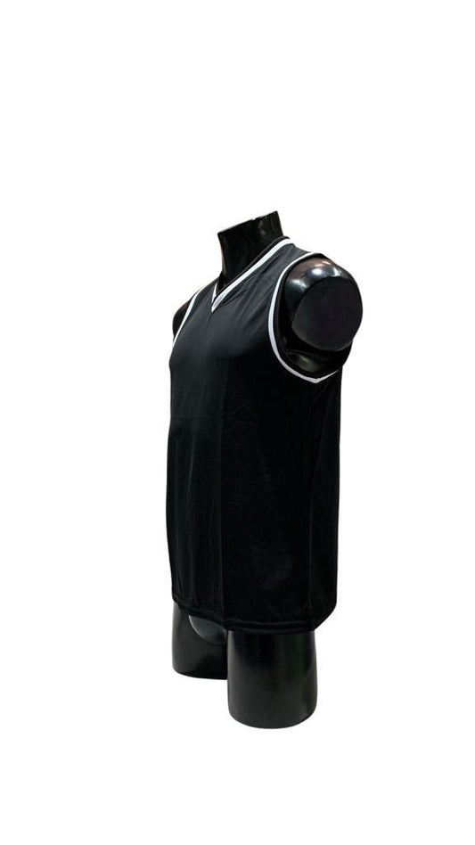 Camiseta mundial varón negro/blanco