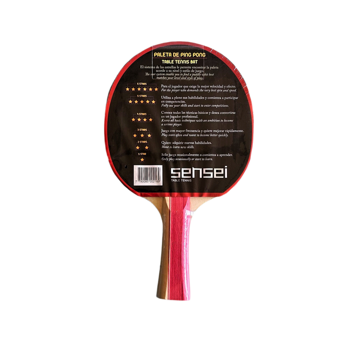 Paletas de Ping ping sensei 2 estrellas