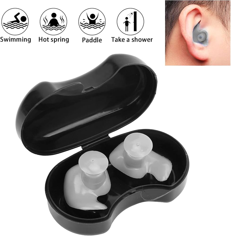 Tapones de oídos natación curvo