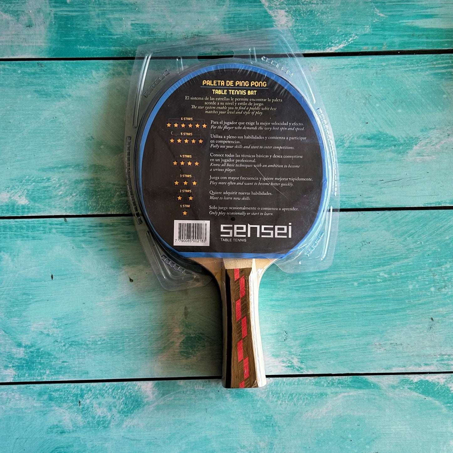 Paletas de Ping ping sensei 4 estrellas