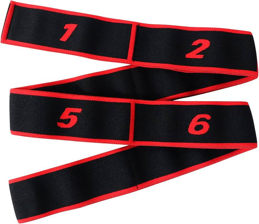 Cinta o banda elástica de estiramiento numerada