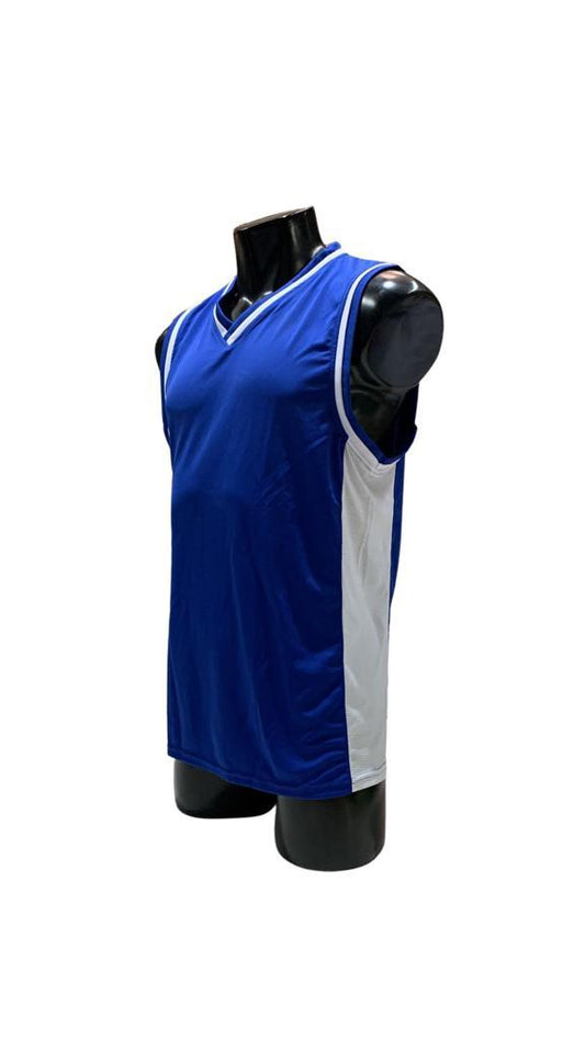 Camiseta mundial varón azul/blanco
