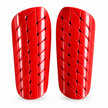 Canilleras de fútbol adulto sin velcro diseño rombos