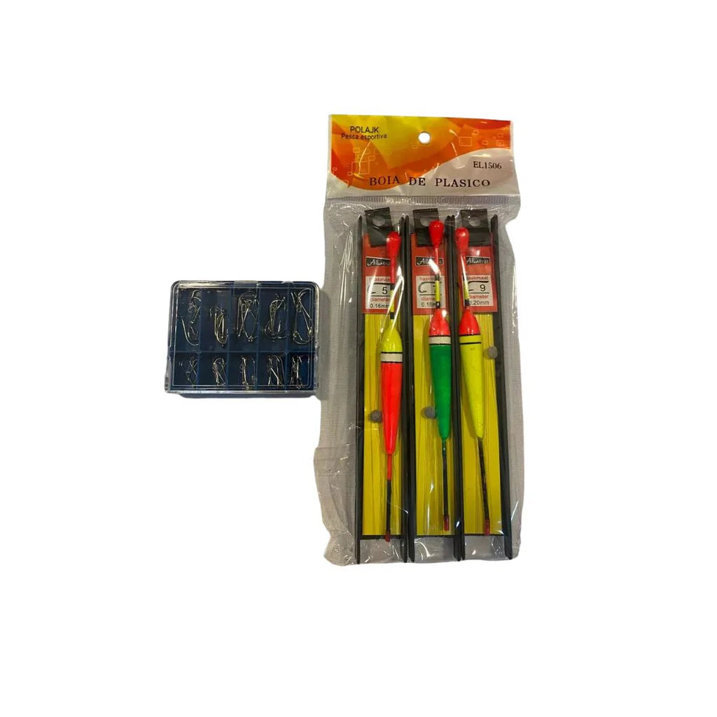 Set pesca - caña de pescar con accesorios