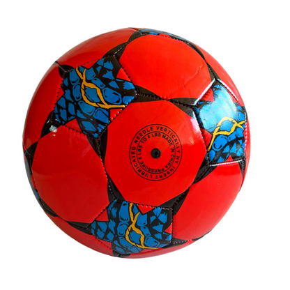 Balón fútbol N°5 Rojo - Azul - Amarillo - Negro
