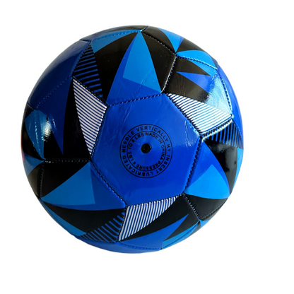 Balón fútbol N°5 Azul - Negro - Gris