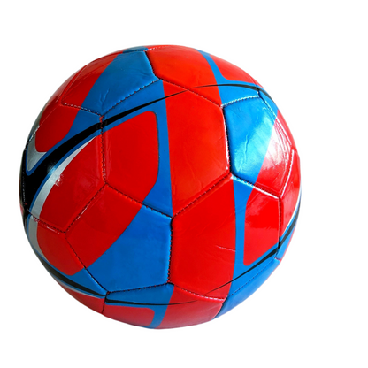 Balón fútbol N°5 Rojo - Gris - Negro