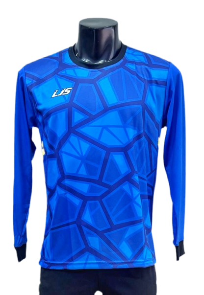 Camiseta manga larga azul