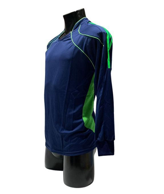 Camiseta manga larga Azul marino - Verde