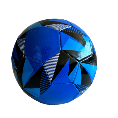 Balón fútbol N°5 Azul - Negro - Gris