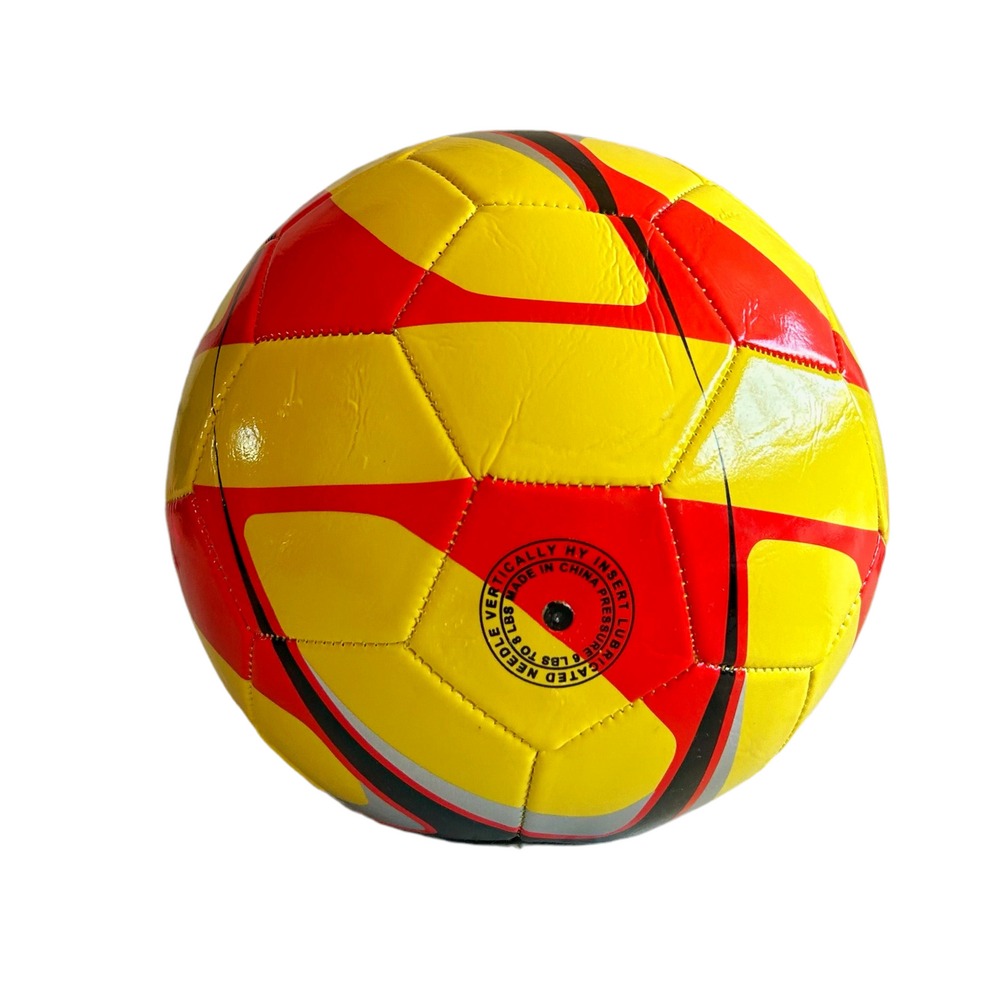 Balón fútbol N°5 Amarillo - Rojo