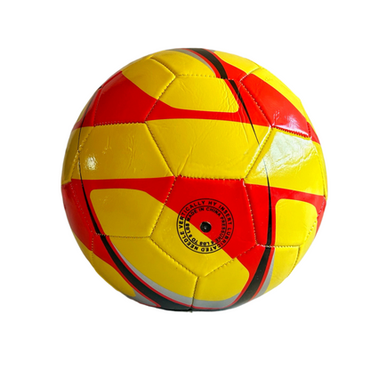 Balón fútbol N°5 Amarillo - Rojo