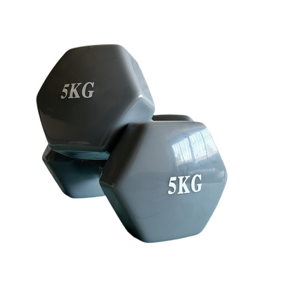 Mancuerna metal colores 5kg