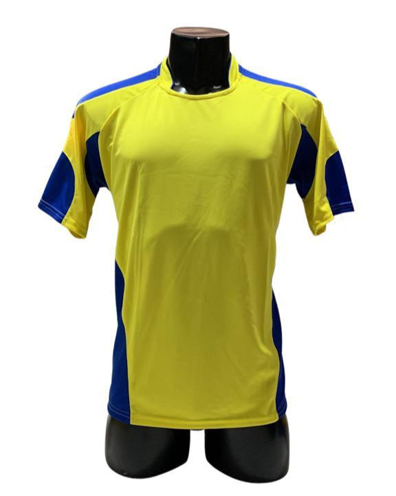Camiseta B Amarillo - azul rey