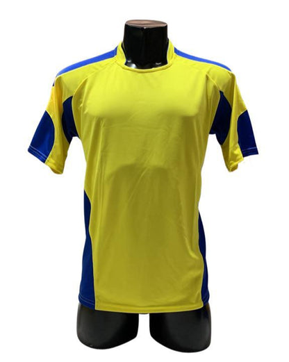 Camiseta B Amarillo - azul rey