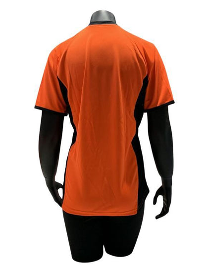 Camiseta dama Naranja - Negro