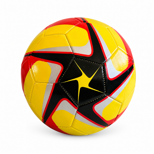 Balón fútbol eco N°5 Amarillo - Rojo